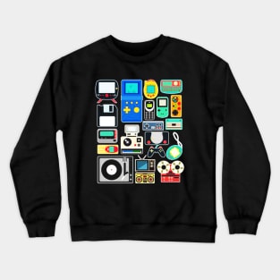 80s 90s Video Game Retro Classic Arcade Crewneck Sweatshirt